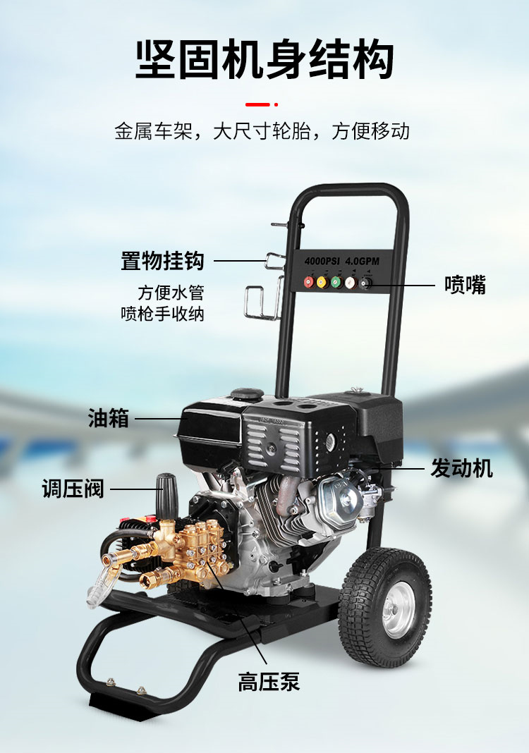 ALQ280公斤汽油高压水清洗机(图8)