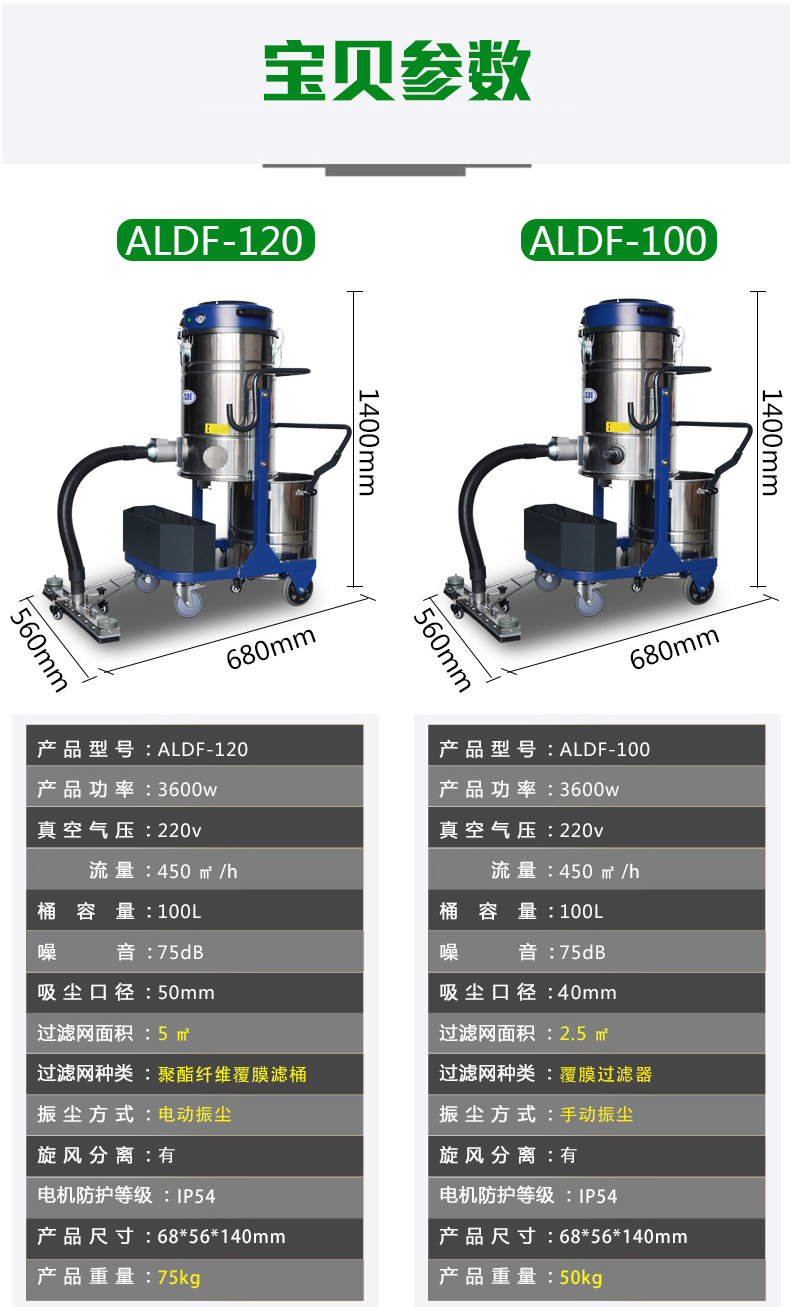 ALDF120电动振尘吸尘器(图4)