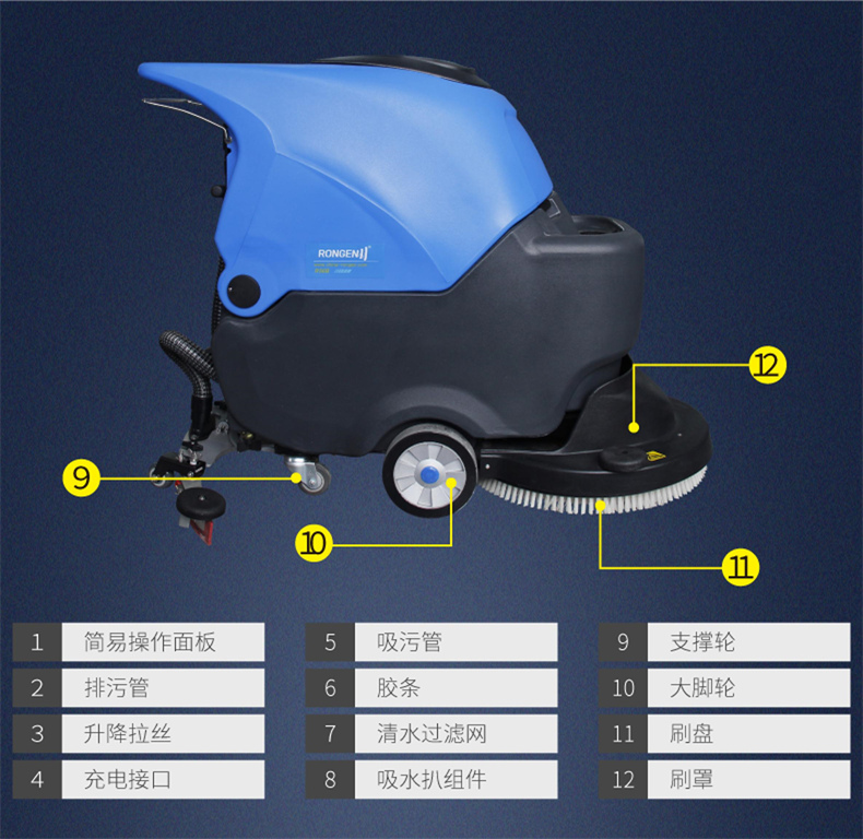 R56B低噪音洗地机(图2)