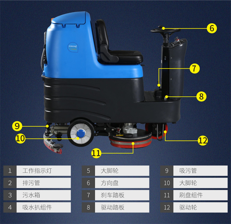 R125BT85中大型驾驶式洗地车(图2)